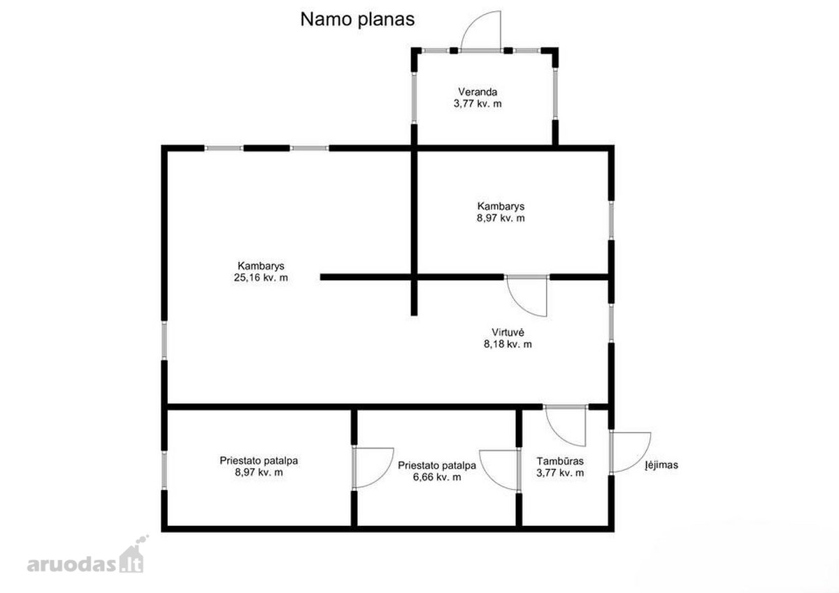 Parduodama sodyba su 81 aro ploto sklypu, - nuotraukos Nr. 20