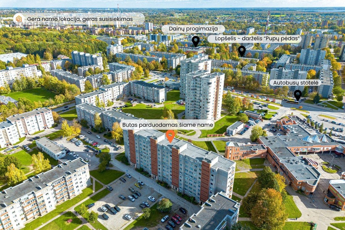 Parduodamas erdvus 4 kambarių butas - nuotraukos Nr. 20