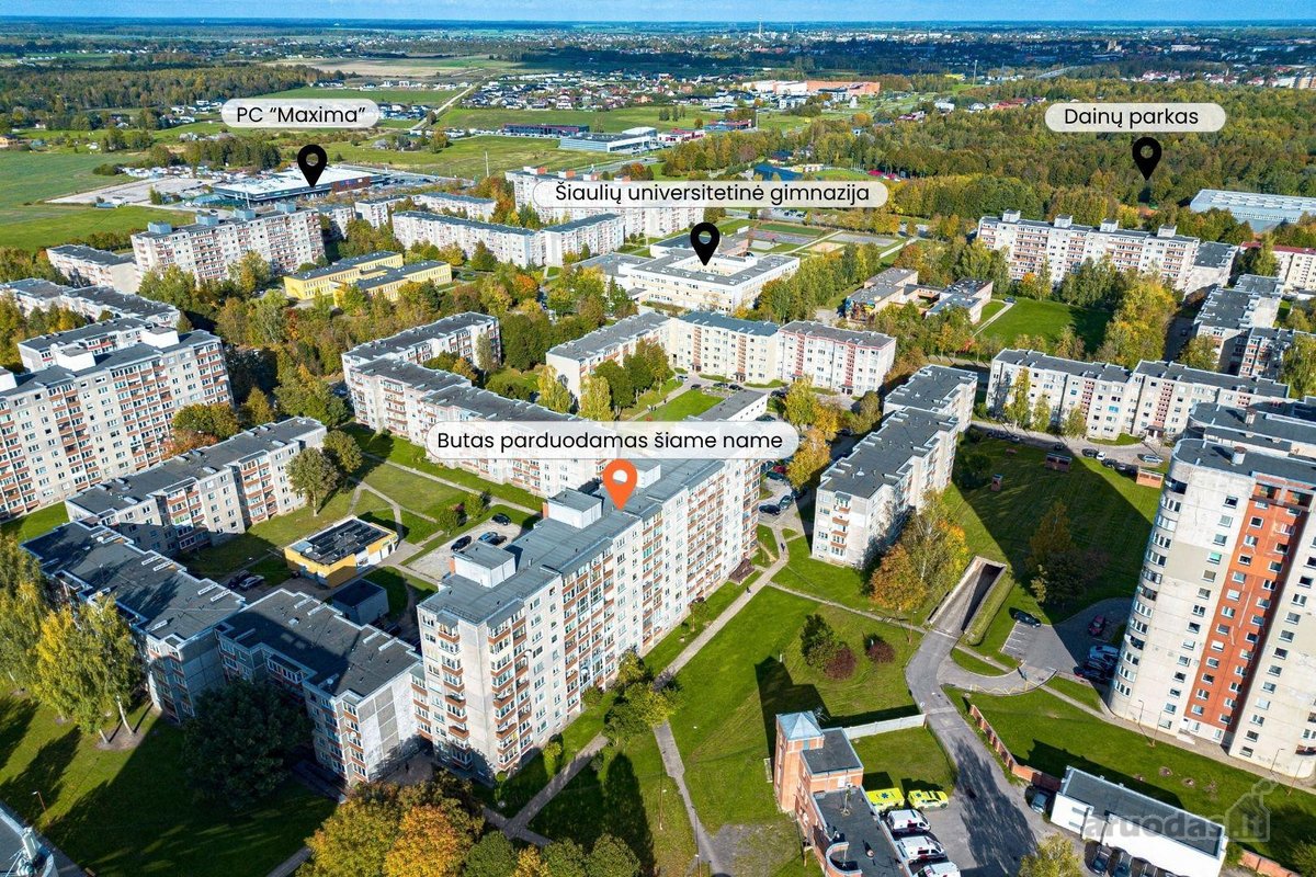 Parduodamas erdvus 4 kambarių butas - nuotraukos Nr. 21
