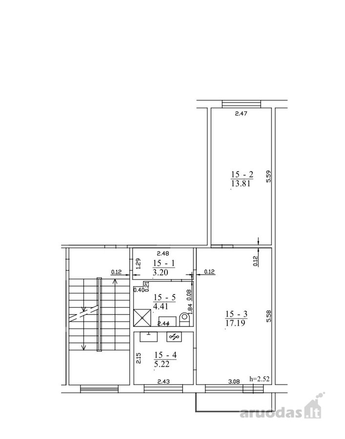 Parduodamas Naujai Įrengtas 44,55 Kv. M. - nuotraukos Nr. 31