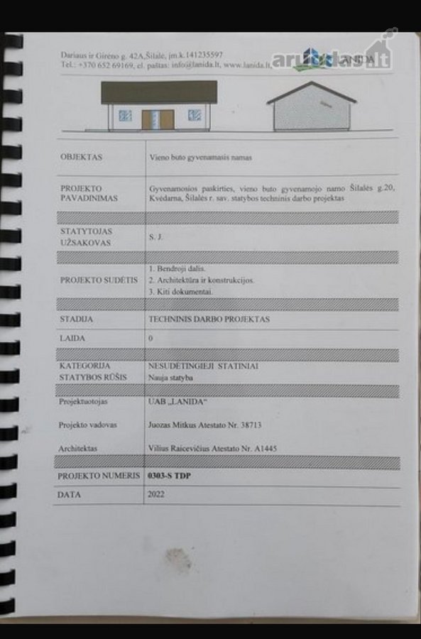 Parduodamas žemės sklypas Kvėdarnos - nuotraukos Nr. 9