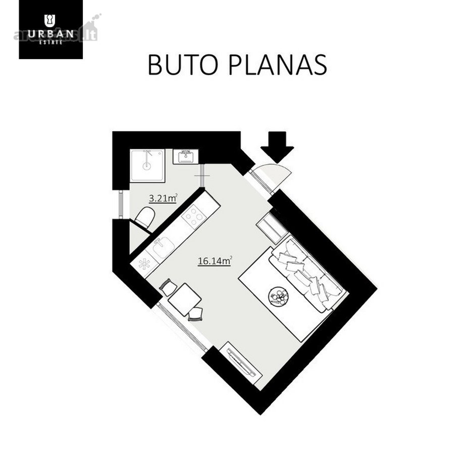 Saulėtas, Ką Tik Pilnai Įrengtas Butas Naujos - nuotraukos Nr. 10