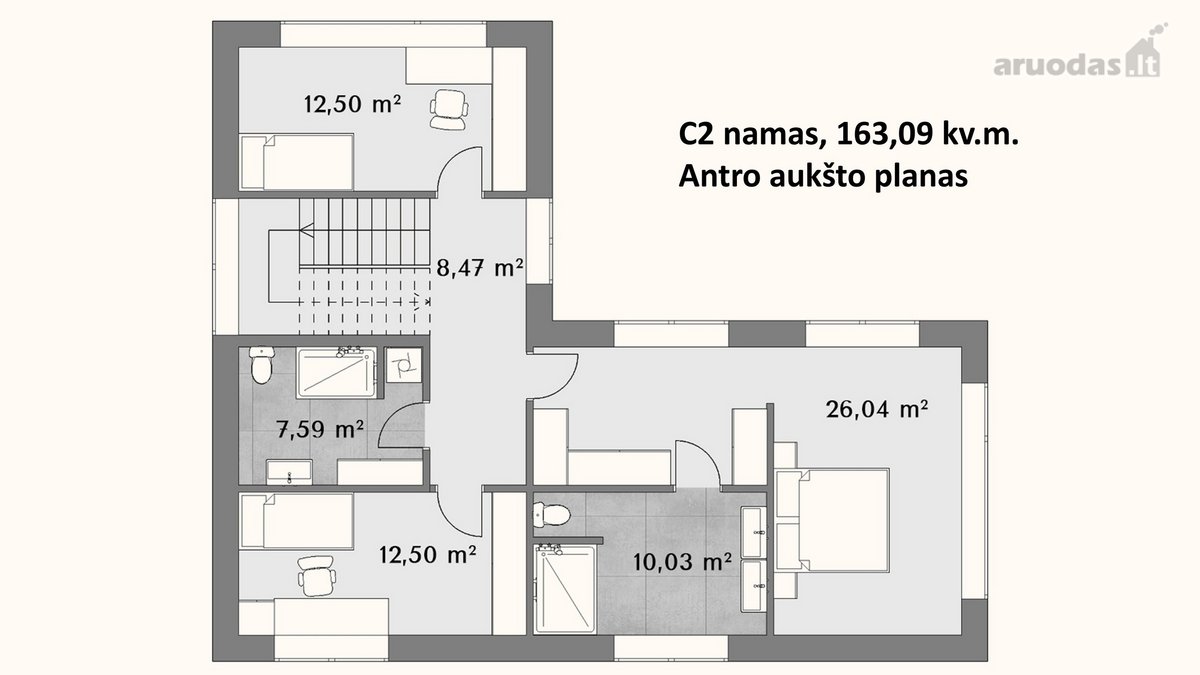 Namai Miško „akyje“  Bendoriai  A++  138 - nuotraukos Nr. 11