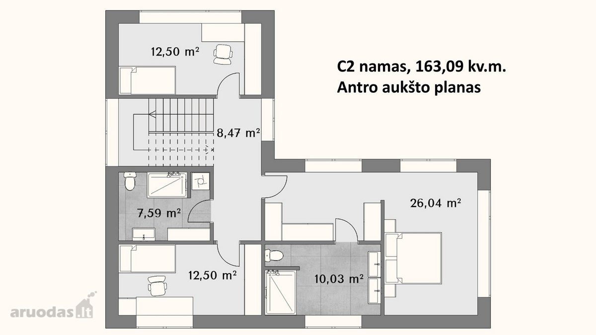 Namai Miško „akyje“  Bendoriai  A++  138 - nuotraukos Nr. 12