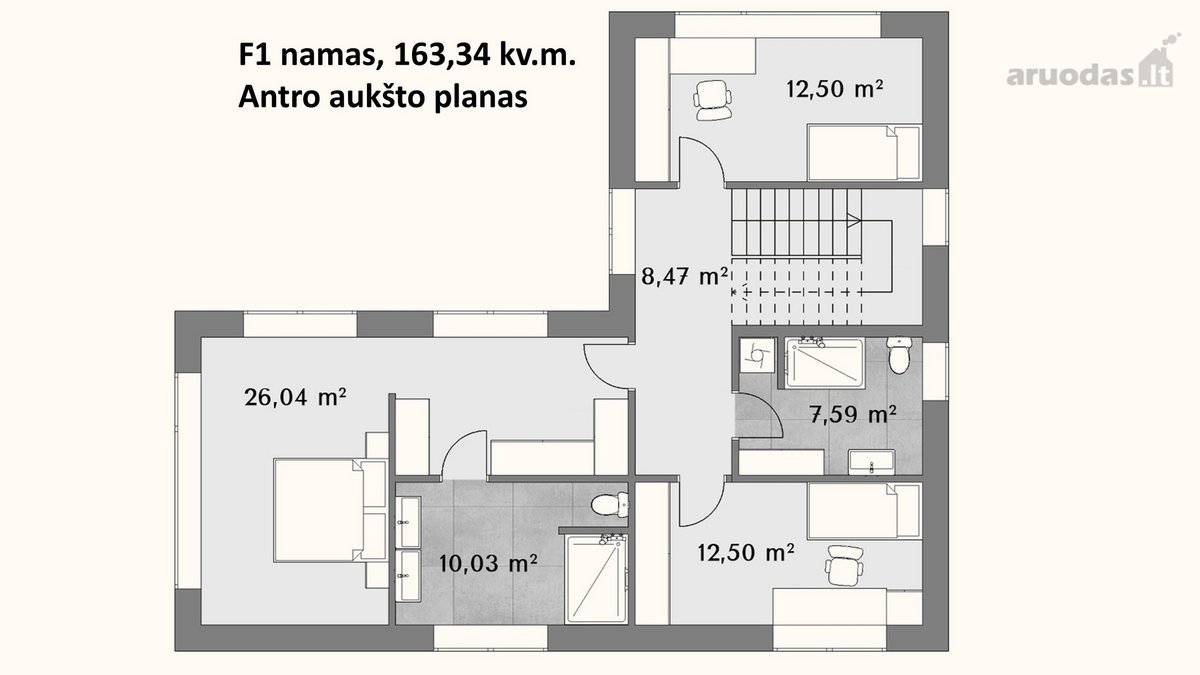 Namai Miško „akyje“  Bendoriai  A++  138 - nuotraukos Nr. 14