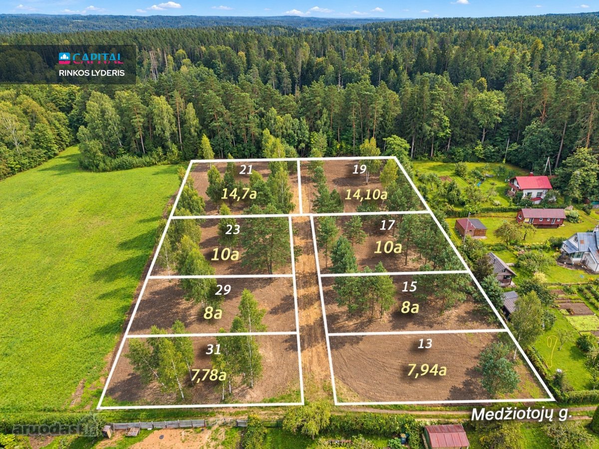 Parduodamas 8 Sklypų Masyvas Vienbučių Ir - nuotraukos Nr. 2