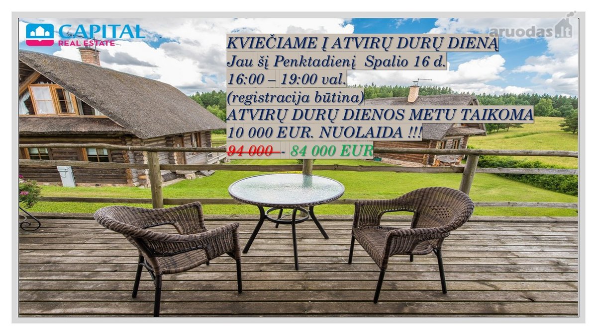 Parduodamas Išskirtinis Rąstinis Namas - nuotraukos Nr. 2