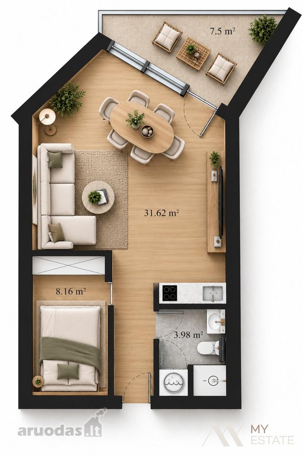 Stilingi Ir Jaukūs Apartamentai Prestižinėje - nuotraukos Nr. 30