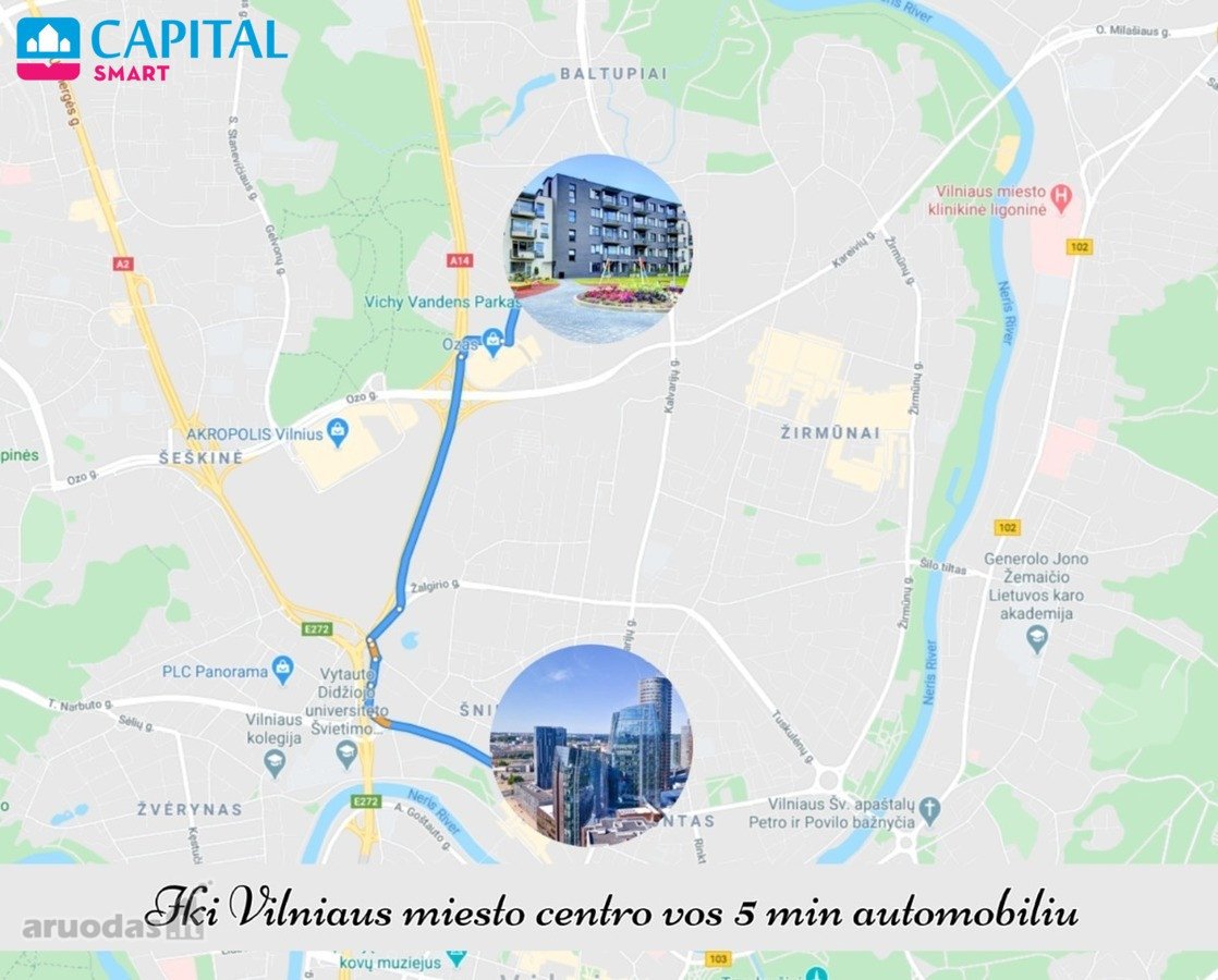 Nuomojamas Jaukus 3 Kambarių Butas "Ozo Parko - nuotraukos Nr. 23