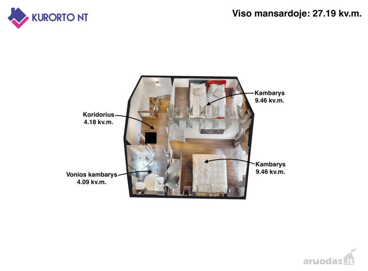 3 Kambarių Butas Šventojoje – Gyvenimui Ir - nuotraukos Nr. 26