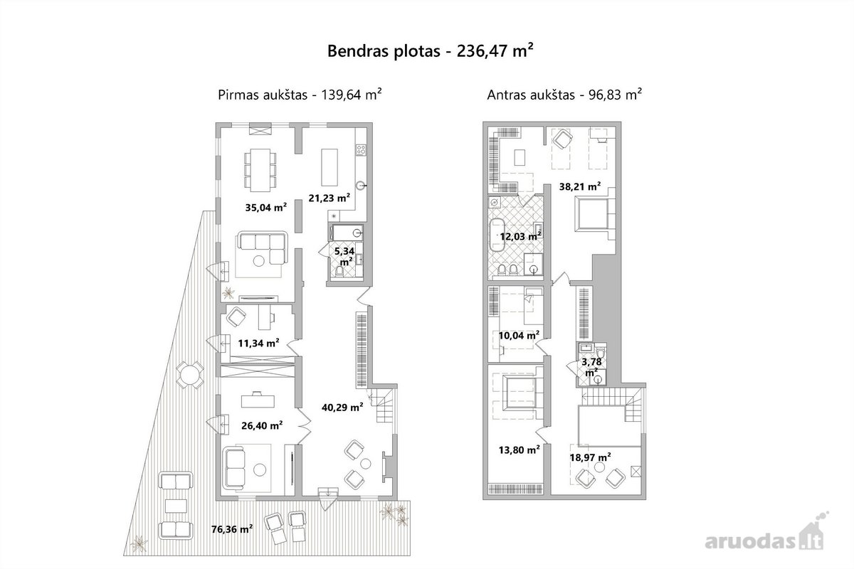 Parduodamas penthouse K. Kalinausko gatvės - nuotraukos Nr. 28