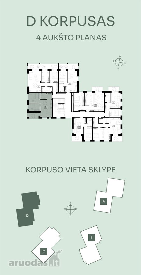 Naujos statybos butas  3 kambariai  7,30 m² - nuotraukos Nr. 3