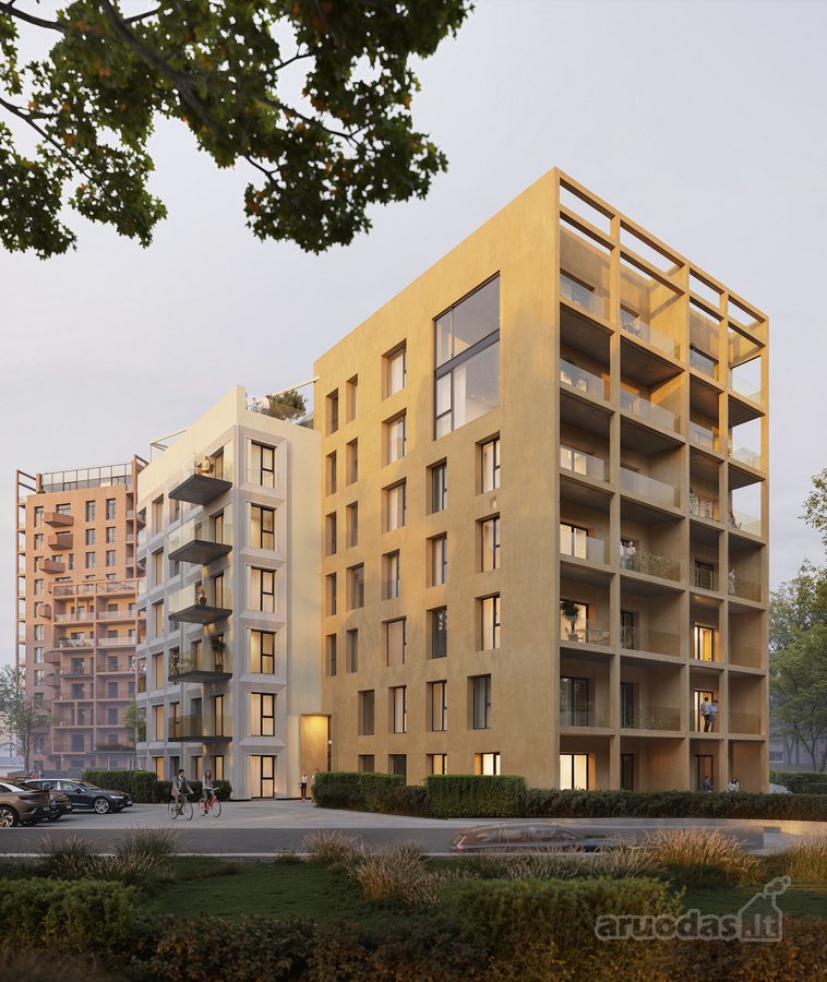 Naujos statybos butas  3 kambariai  6,54 m² - nuotraukos Nr. 5