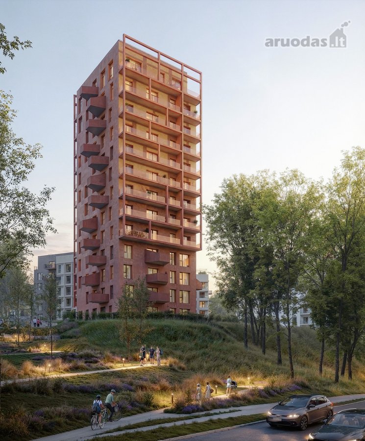 Naujos statybos butas  3 kambariai  7,44 m² - nuotraukos Nr. 6