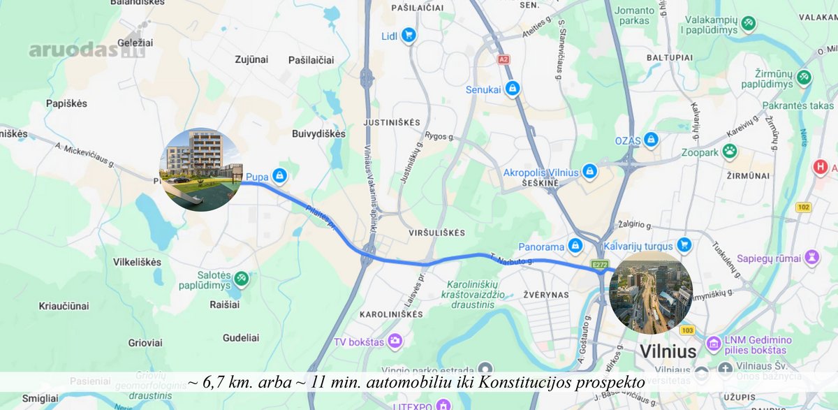 Parduodamas Moderniai Įrengtas 2 Kambarių - nuotraukos Nr. 33