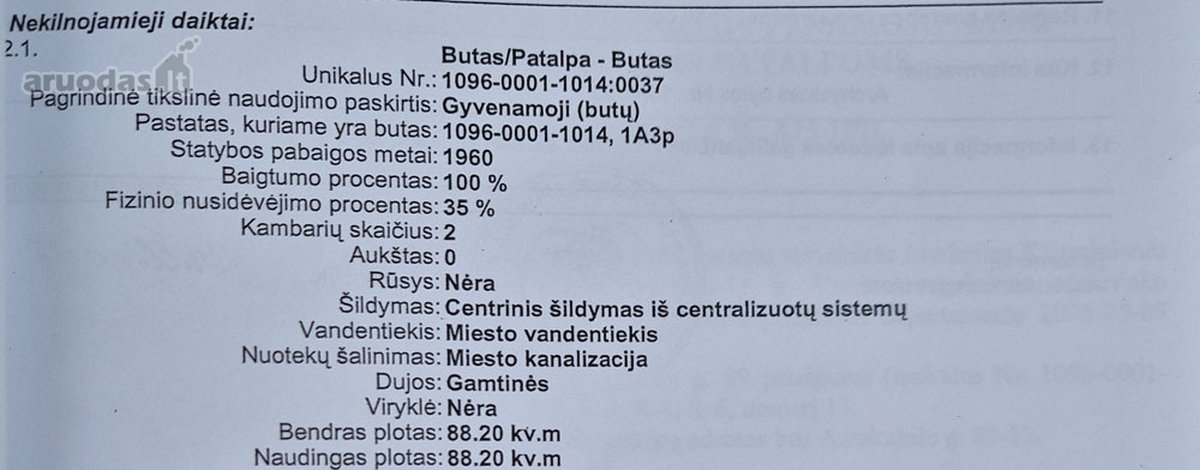Parduodamas 2-jų Kambarių Butas Cokoliniame - nuotraukos Nr. 9