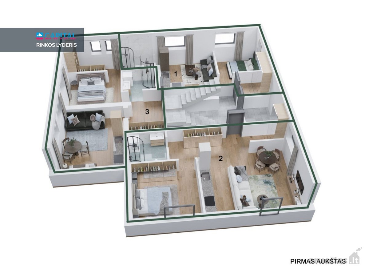 Upelio Apartamentai – Nauji Namai Gamtos - nuotraukos Nr. 12