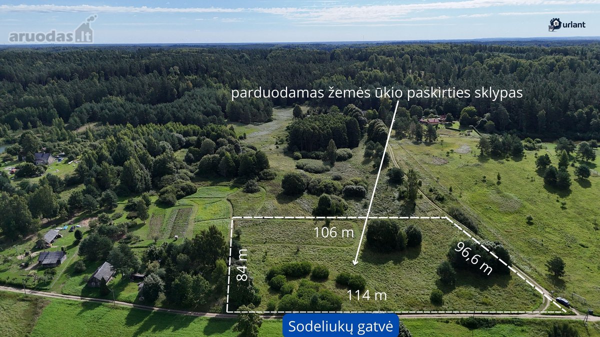 Parduodamas 1 ha žemės ūkio paskirties - nuotraukos Nr. 3