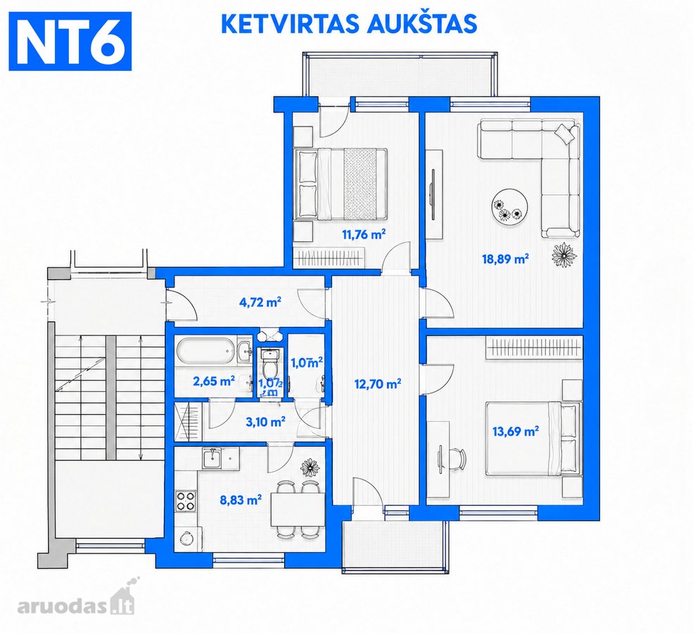  Pirkėjui tarpininkavimo mokestis – netaikomas. - nuotraukos Nr. 3