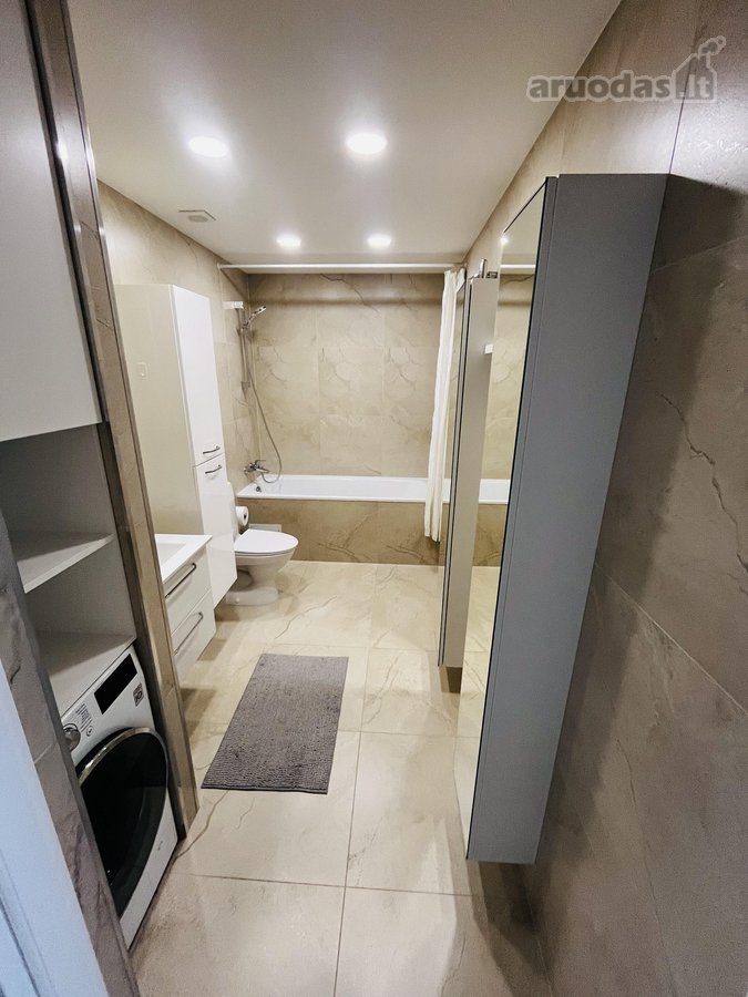 Išnuomojamas šviesus ir modernus 54 m² butas - nuotraukos Nr. 3