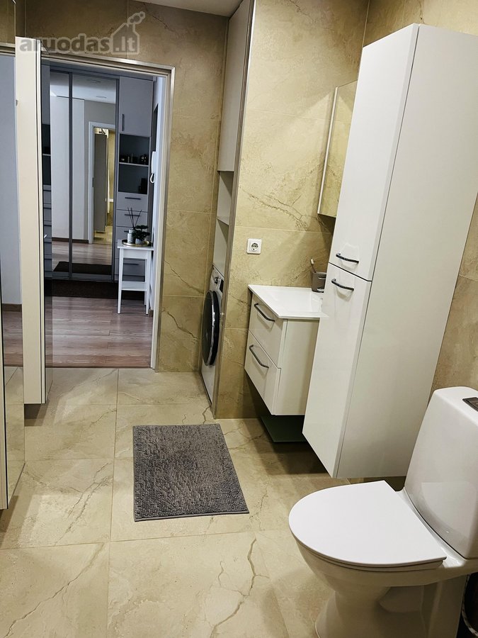 Išnuomojamas šviesus ir modernus 54 m² butas - nuotraukos Nr. 4
