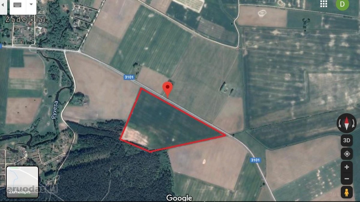 Parduodamas žemės ūkio paskirties sklypas 11 - nuotraukos Nr. 11