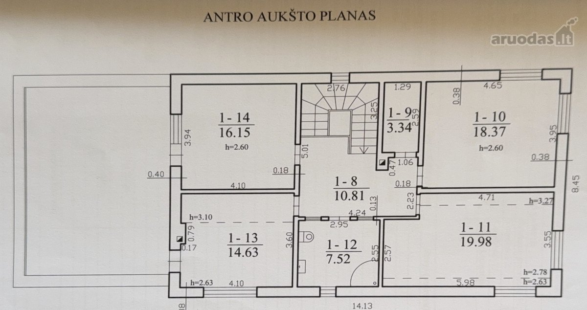 Parduodamas Erdvus 2 Aukštų Namas Klaipėdoje, - nuotraukos Nr. 49