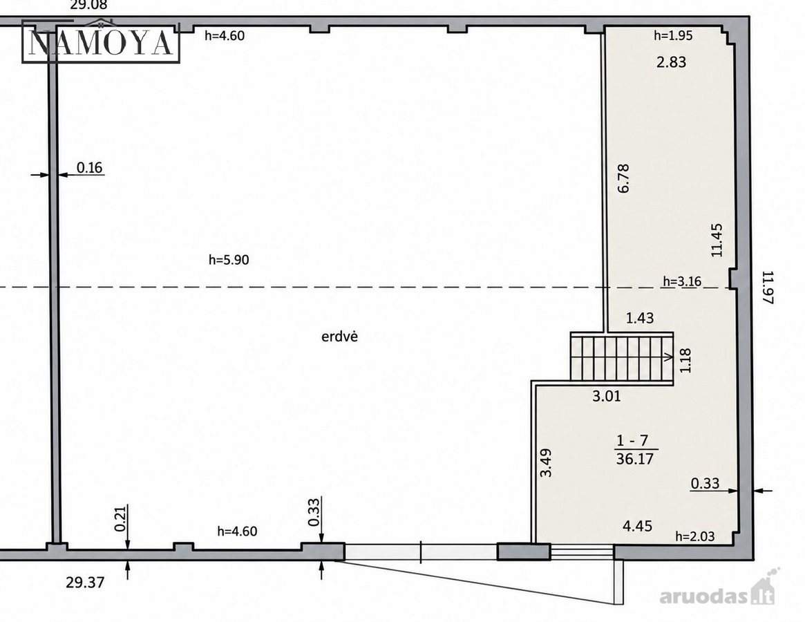 Išnuomojamos 204,27 m² patalpos Muniškėse - nuotraukos Nr. 16