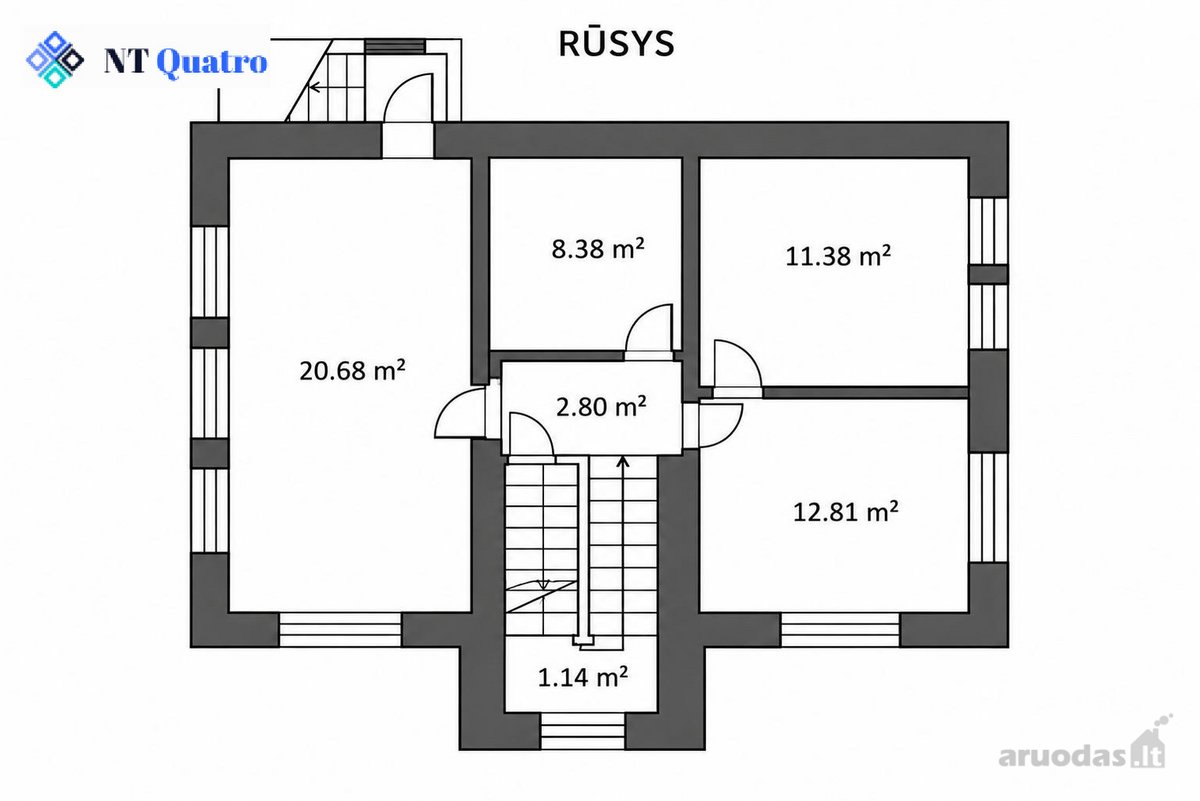 Parduodamas Individualus 2 Aukštų Namas Su 15 - nuotraukos Nr. 46