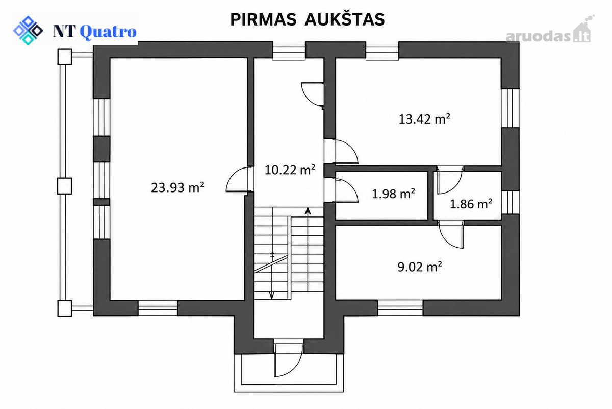 Parduodamas Individualus 2 Aukštų Namas Su 15 - nuotraukos Nr. 44