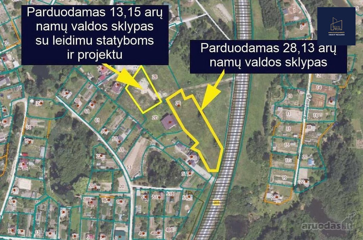 Parduodami du namų valdos sklypai Pasvalyje – - nuotraukos Nr. 2
