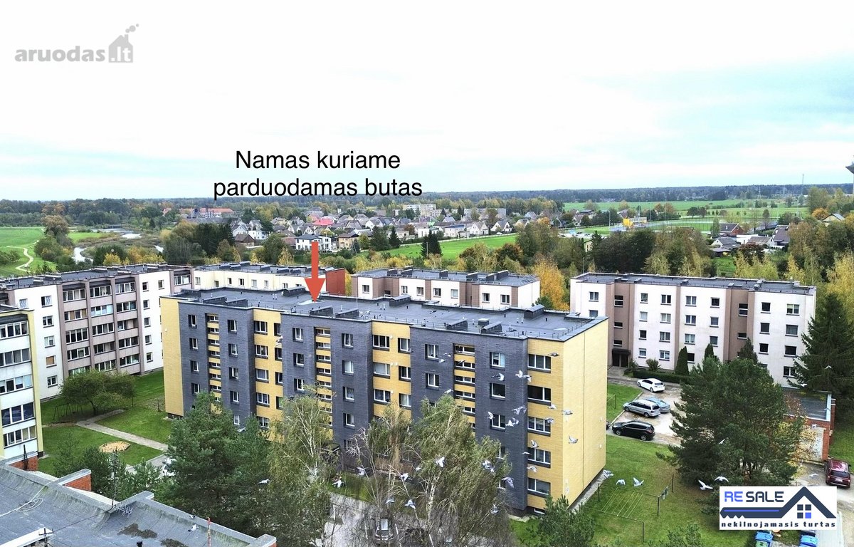 Parduomas 1 kambario butas Pakruojyje, P. - nuotraukos Nr. 2
