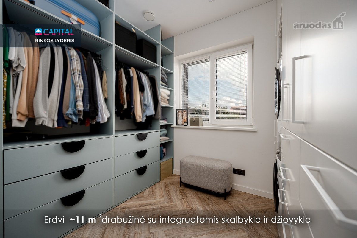 Parduodamas Dizainerės Kurtas Šeimos Namas Su - nuotraukos Nr. 21