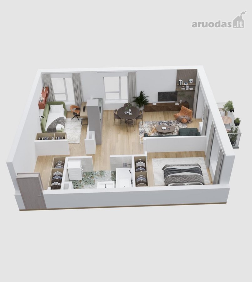 Parduodamas Erdvus Neįrengtas Butas - nuotraukos Nr. 20