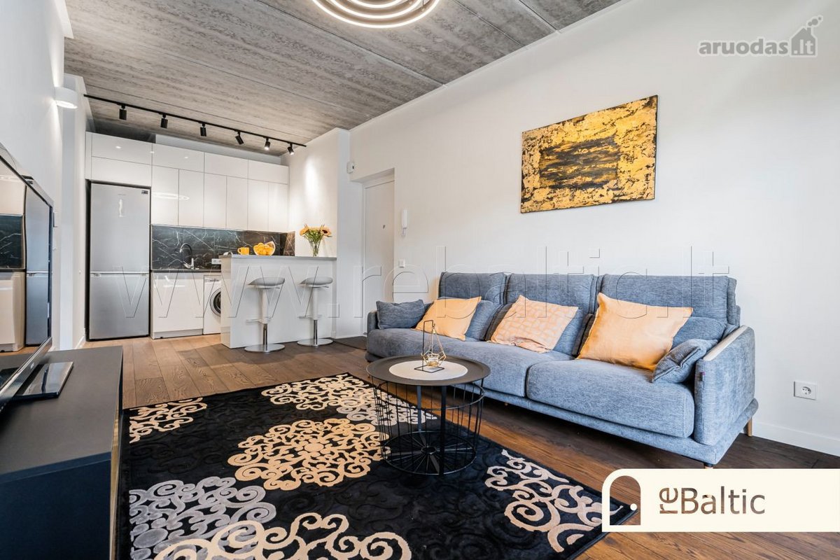 Prestižiniai dviejų kambarių apartamentai su - nuotraukos Nr. 2