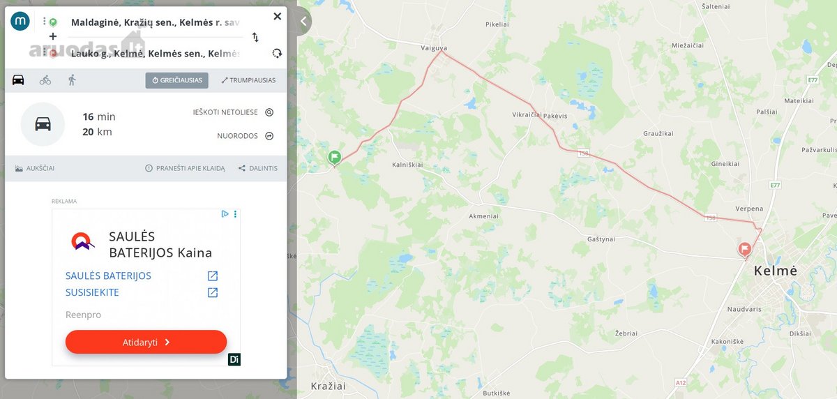 Parduodami du žemės ūkio sklypai esantys 400 - nuotraukos Nr. 2
