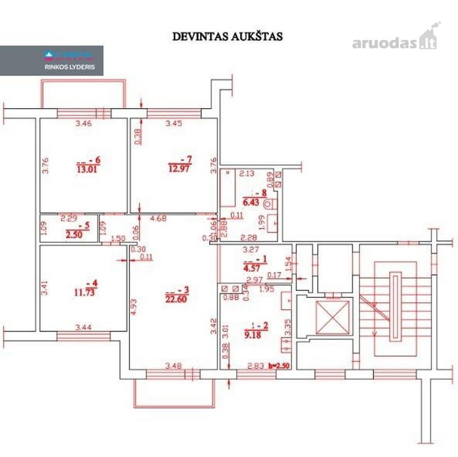 Parduodamas Erdvus 4 Kambarių Butas - nuotraukos Nr. 20