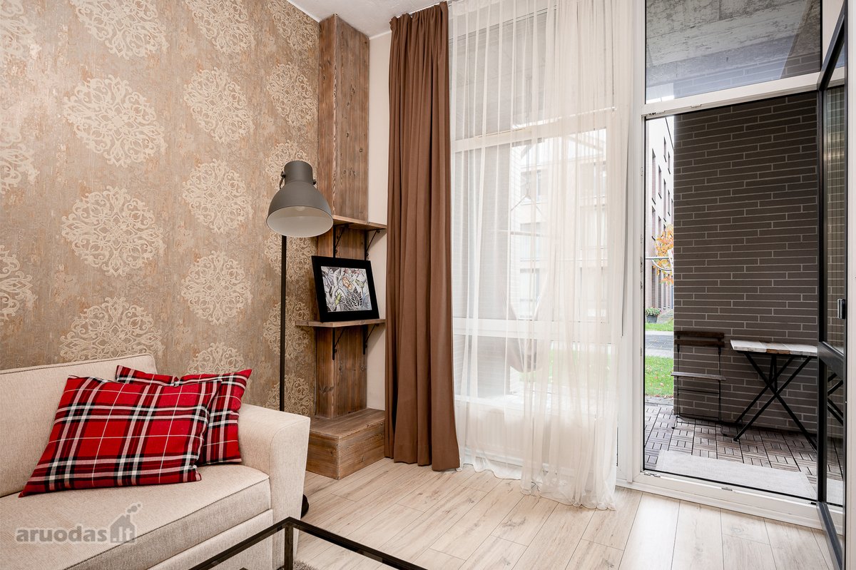 Aukštų lubų 2 kambarių butas Loft Town - nuotraukos Nr. 16
