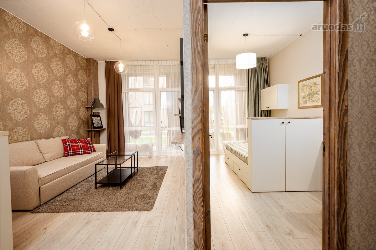 Aukštų lubų 2 kambarių butas Loft Town - nuotraukos Nr. 15