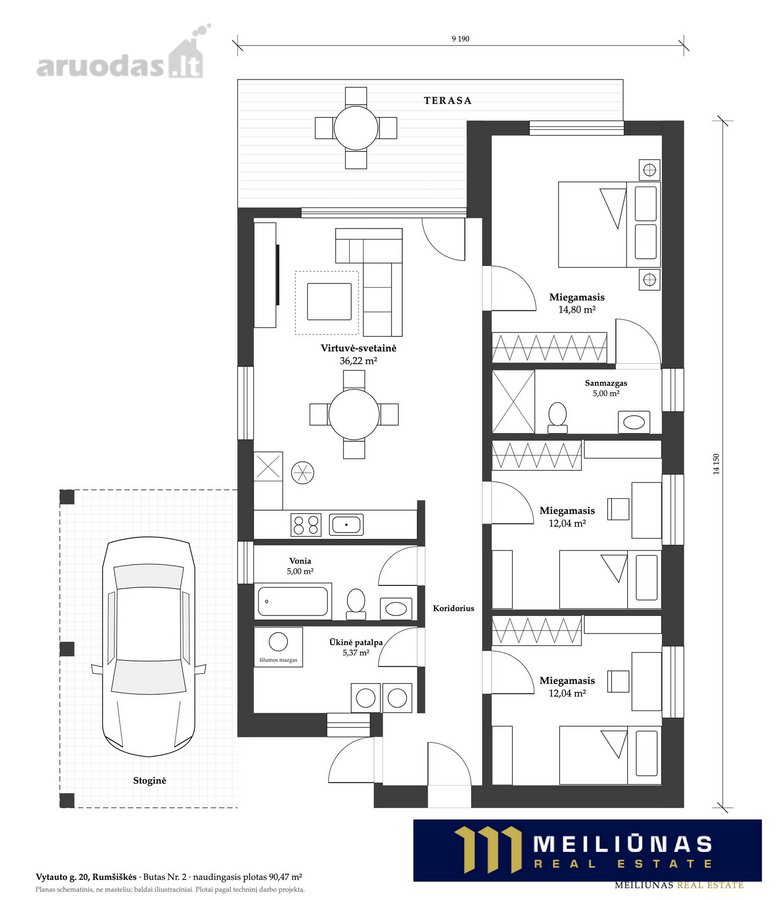Naujos Statybos Namai Rumšiškėse Visai Šalia - nuotraukos Nr. 12