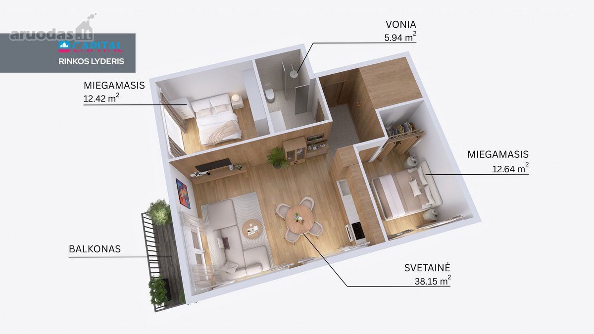 Išskirtinėje vietoje naująjame projekte - nuotraukos Nr. 39