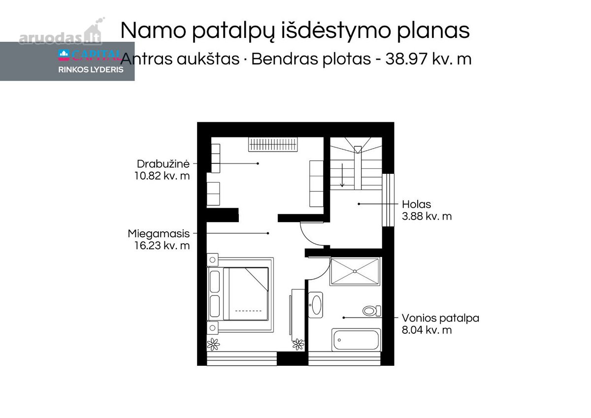 Parduodamas Pilnai Įrengtas, Kokybiškas Ir - nuotraukos Nr. 26