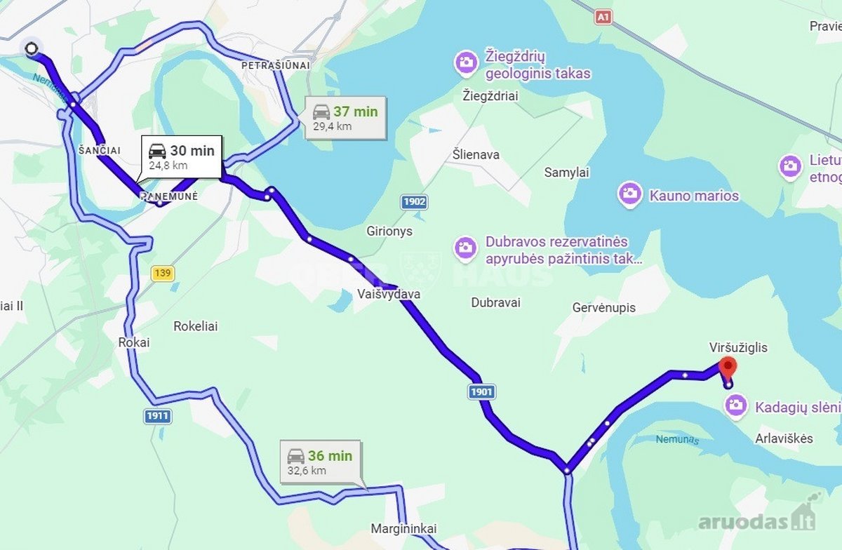 Parduodamas 42 arų žemės sklypas Viršužiglio - nuotraukos Nr. 5