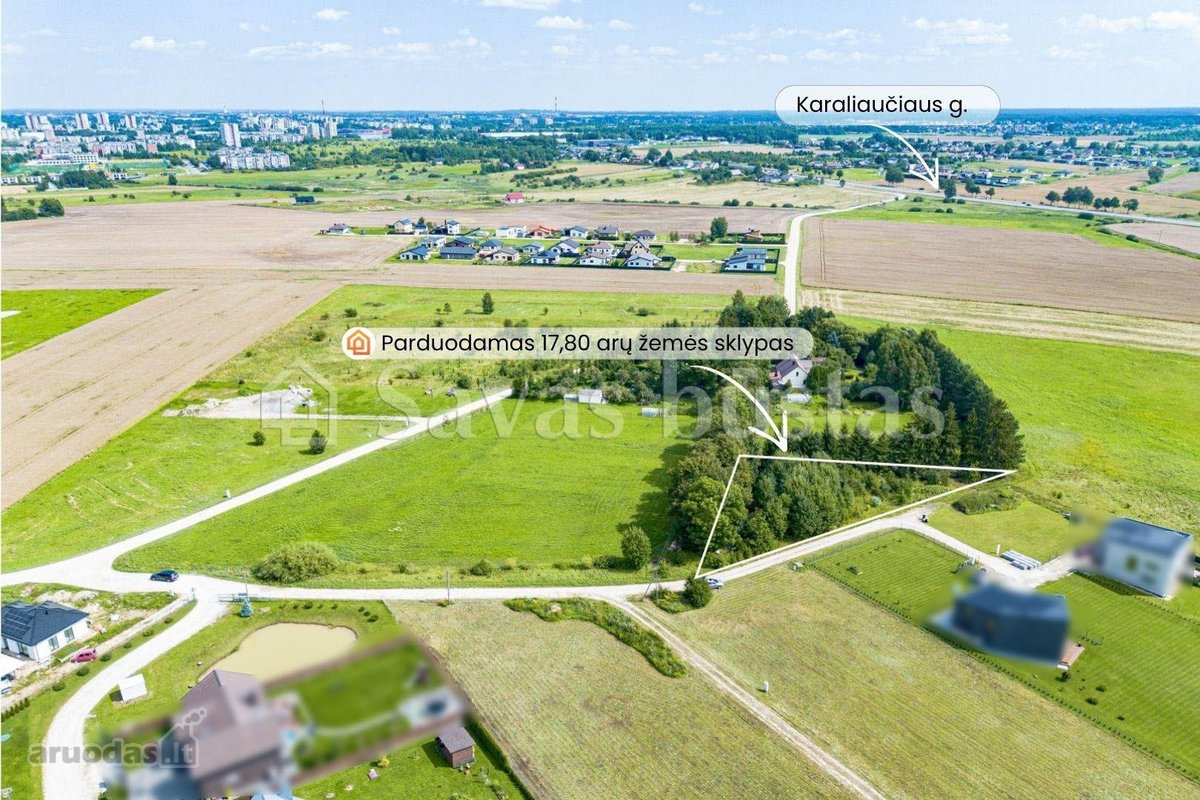 Parduodamas 17,8 arų žemės sklypas Lanko g. 5 - nuotraukos Nr. 2