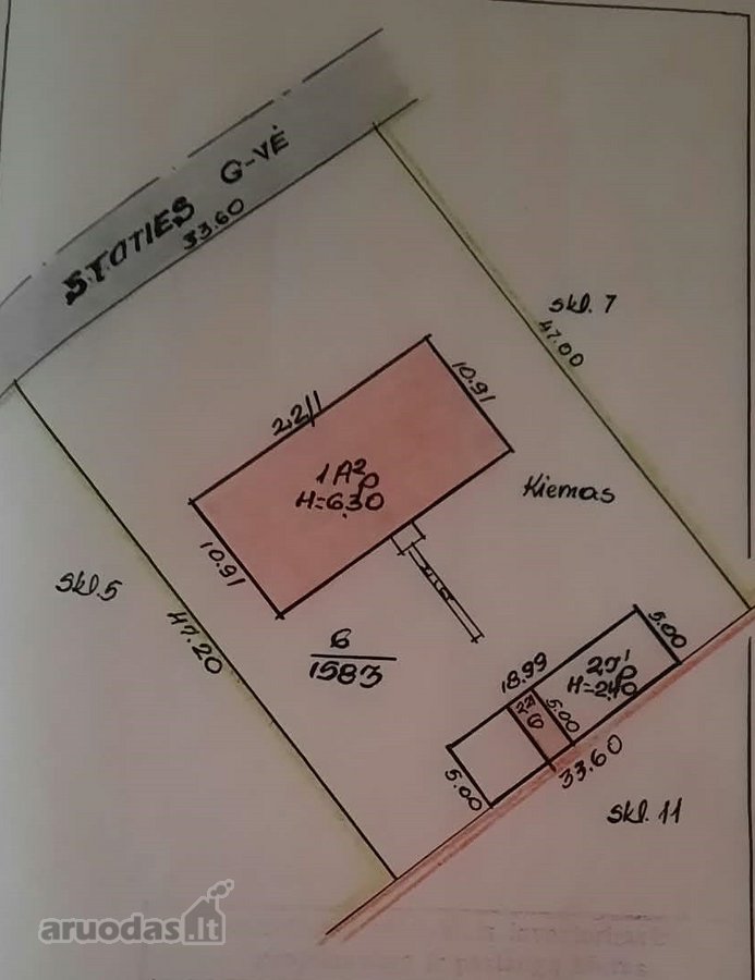 Parduodamas 45,12 kv.m 3 kambarių butas - nuotraukos Nr. 8