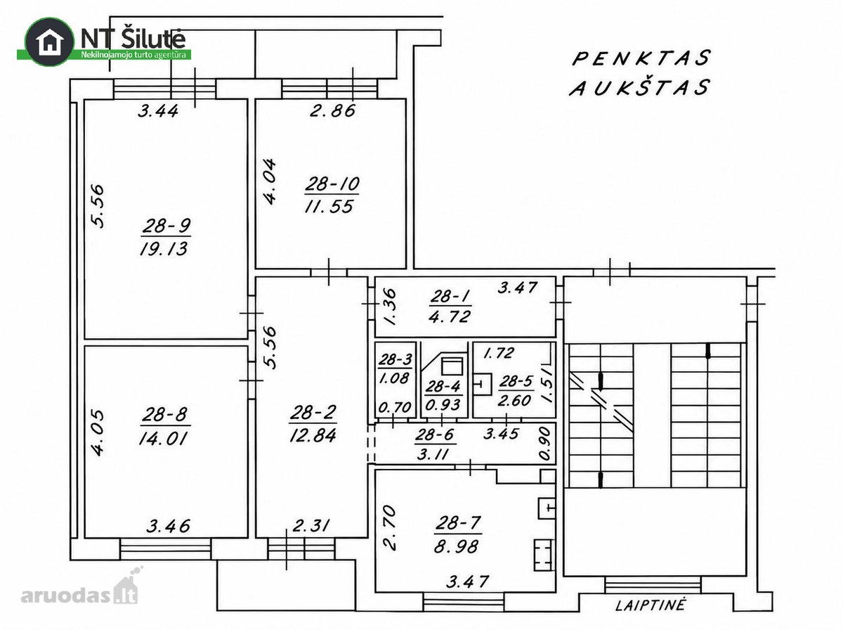Parduodamas Erdvus 3 Kambarių Su Didžiuoju - nuotraukos Nr. 26