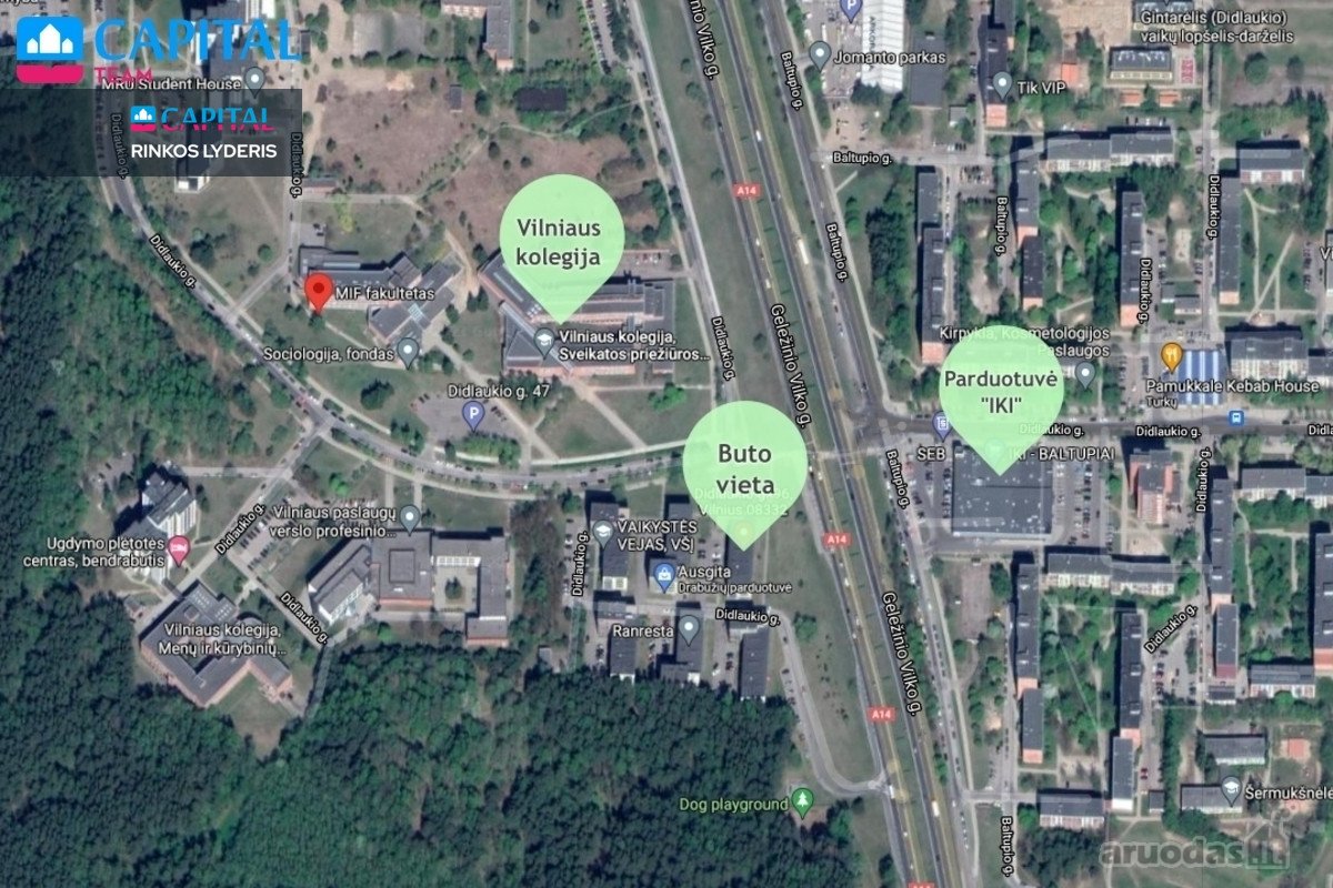 Parduodamas Šviesus Ir Erdvus 2 Kambarių - nuotraukos Nr. 28