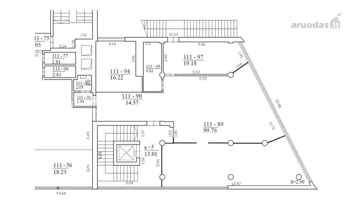 Nuomojamos Komercinės Patalpos 166.63 m2 - nuotraukos Nr. 4