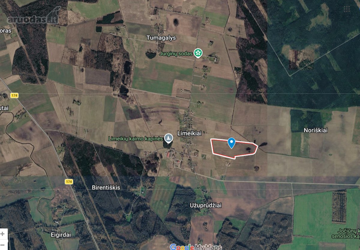  Nuomojamas  11,93 ha žemės ūkio paskirties - nuotraukos Nr. 2