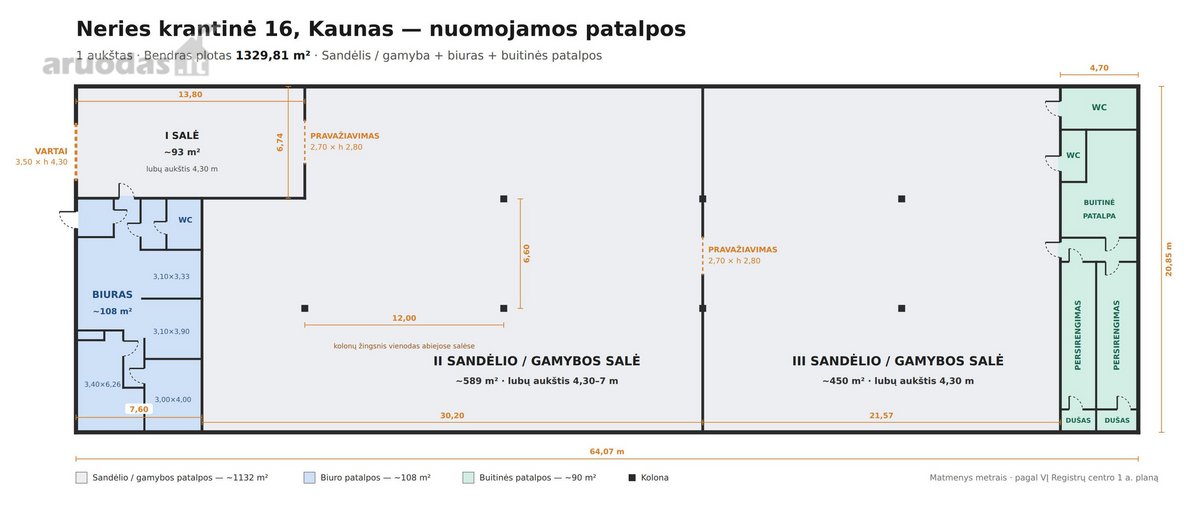 Sandėliavimo-gamybos Patalpos Su Biuru, - nuotraukos Nr. 18